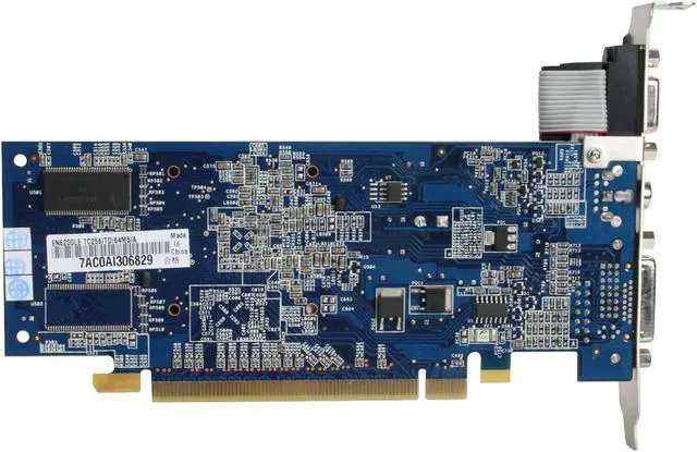 Alt view image 4 of 8 - ASUS GeForce 6200LE 256MB(64MB on Board) DDR PCI Express x16 Graphics Card EN6200LE/TC256/TD/64