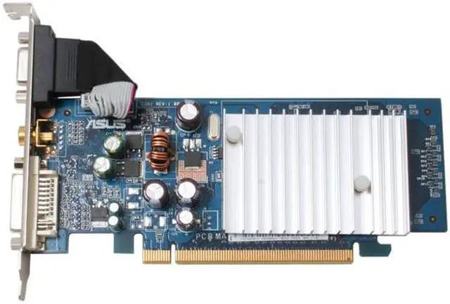 Alt view image 2 of 6 - ASUS GeForce 7100GS 512MB (128MB onboard) GDDR2 PCI Express x16 Graphics Card EN7100GS512/TD/128M