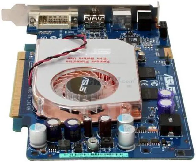 Alt view image 4 of 8 - ASUS EN7600GT/HTDI/256M GeForce 7600GT 256MB 128-bit GDDR3 PCI Express x16 SLI Supported Video Card