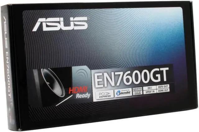 Alt view image 8 of 8 - ASUS EN7600GT/HTDI/256M GeForce 7600GT 256MB 128-bit GDDR3 PCI Express x16 SLI Supported Video Card