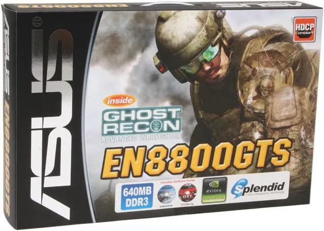Alt view image 6 of 6 - ASUS GeForce 8800 GTS 640MB GDDR3 PCI Express x16 SLI Support Graphics Card EN8800GTS/HTDP/640M
