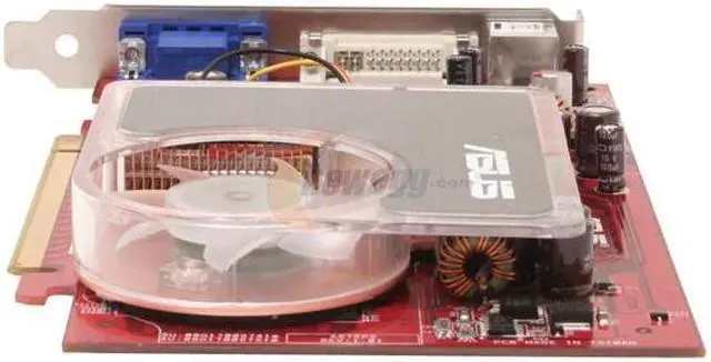 Alt view image 4 of 8 - ASUS Radeon X1300LE 256MB On-board (512MB HyperMemory) GDDR2 PCI Express x16 Graphics Card EAX1300HM512/TD/256M