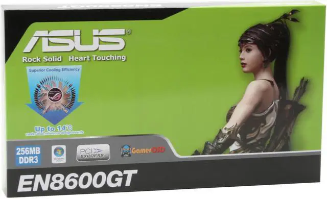 Alt view image 7 of 7 - ASUS GeForce 8600 GT 256MB GDDR3 PCI Express x16 SLI Support Graphics Card EN8600GT/2DHT/256M