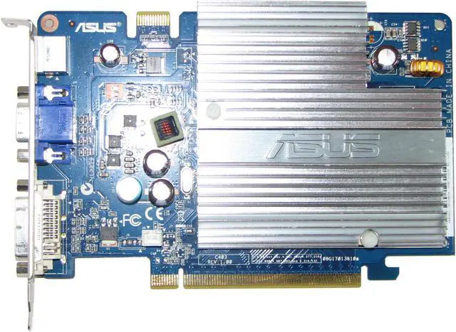 Alt view image 2 of 3 - ASUS GeForce 8500 GT 512MB GDDR2 PCI Express x16 SLI Support Graphics Card EN8500GT SILENT/HTD/512M