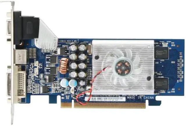 Alt view image 3 of 5 - ASUS GeForce 8400 GS 256MB GDDR2 PCI Express x16 Graphics Card EN8400GS/HTP/256M