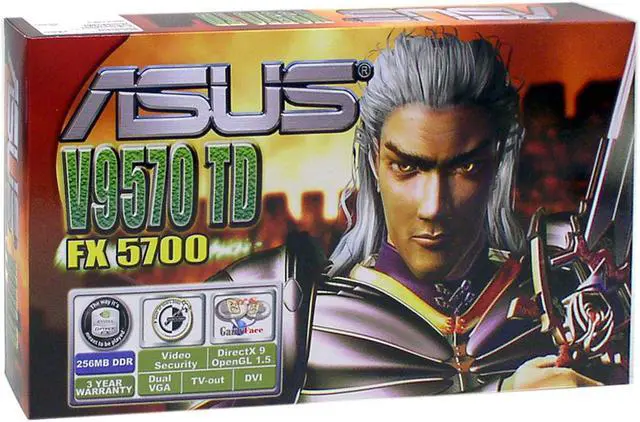 Alt view image 5 of 5 - ASUS GeForce FX 5700 256MB DDR AGP 4X/8X Graphics Card V9570/TD