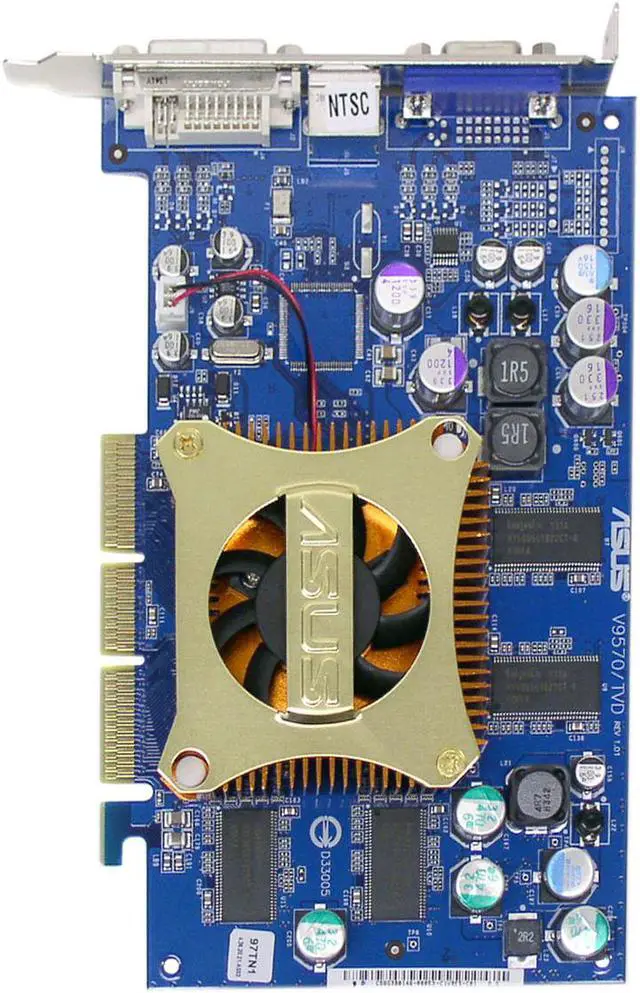 Alt view image 2 of 5 - ASUS GeForce FX 5700 256MB DDR AGP 4X/8X Graphics Card V9570/TD