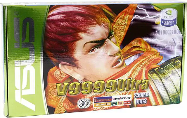 Alt view image 5 of 5 - ASUS GeForce 6800Ultra 256MB GDDR3 AGP 4X/8X Graphics Card V9999Ultra/2DT/256