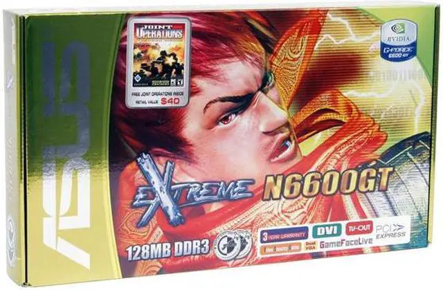 Alt view image 5 of 5 - ASUS GeForce 6600GT 128MB GDDR3 PCI Express x16 SLI Support Graphics Card EN6600GT/TD/128