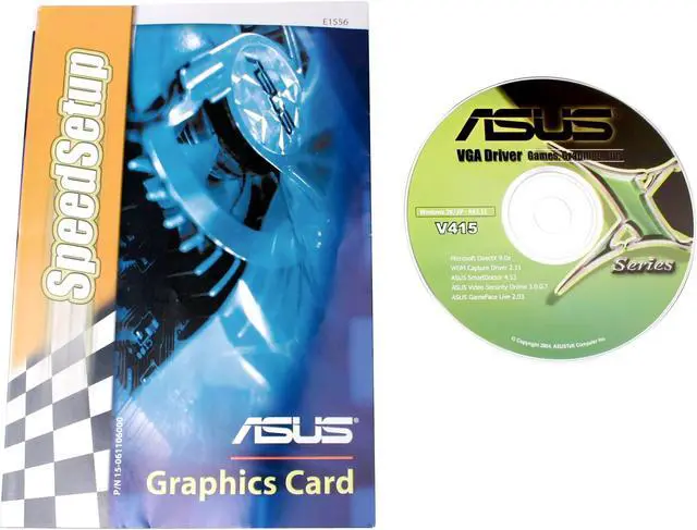 Alt view image 4 of 4 - ASUS GeForce FX 5200 128MB DDR AGP 8X Graphics Card V9520-X/TD/128 - OEM