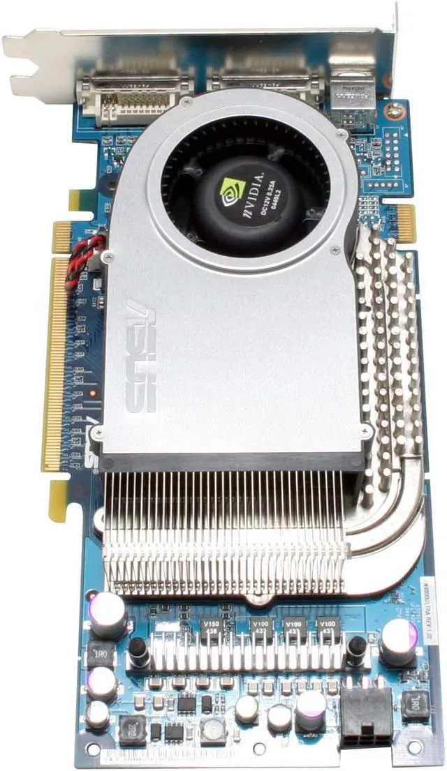 Alt view image 2 of 6 - ASUS GeForce 6800Ultra 256MB GDDR3 PCI Express x16 SLI Support Graphics Card EN6800Ultra/2DT/256MB