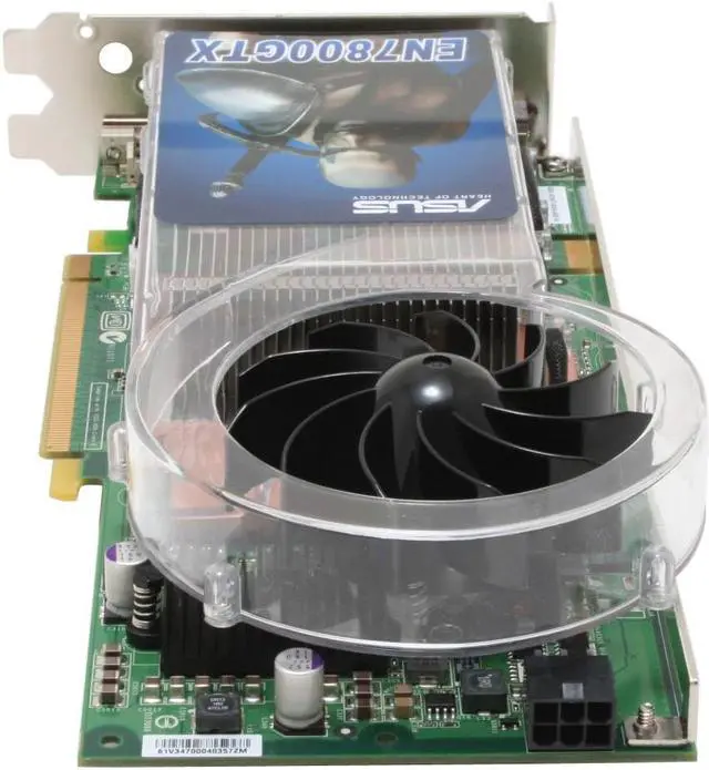 Alt view image 2 of 7 - ASUS EN7800GTX/2DHTV/256 GeForce 7800GTX 256MB 256-bit GDDR3 PCI Express x16 SLI Supported Video Card