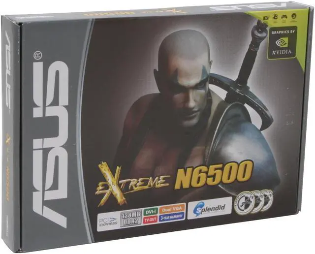 Alt view image 5 of 5 - ASUS GeForce 6500 128MB (Effective Memory Size 256MB) GDDR2 PCI Express x16 Graphics Card EN6500/TD/128M