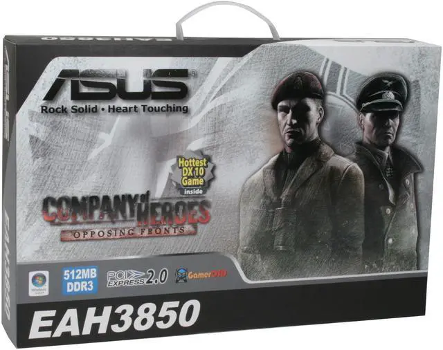 Alt view image 10 of 10 - ASUS Radeon HD 3850 512MB GDDR3 PCI Express 2.0 x16 CrossFireX Support Graphics Card EAH3850/G/HTDI/512M