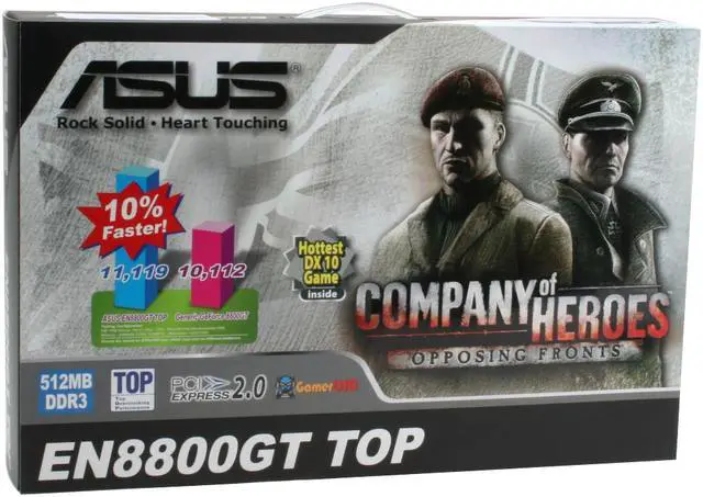 Alt view image 8 of 8 - ASUS GeForce 8800 GT 512MB GDDR3 PCI Express 2.0 x16 SLI Support Graphics Card EN8800GT TOP/G/HTDP/512M