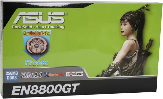 Alt view image 8 of 8 - ASUS GeForce 8800 GT 256MB GDDR3 PCI Express 2.0 x16 SLI Support Graphics Card EN8800GT/HTDP/256M