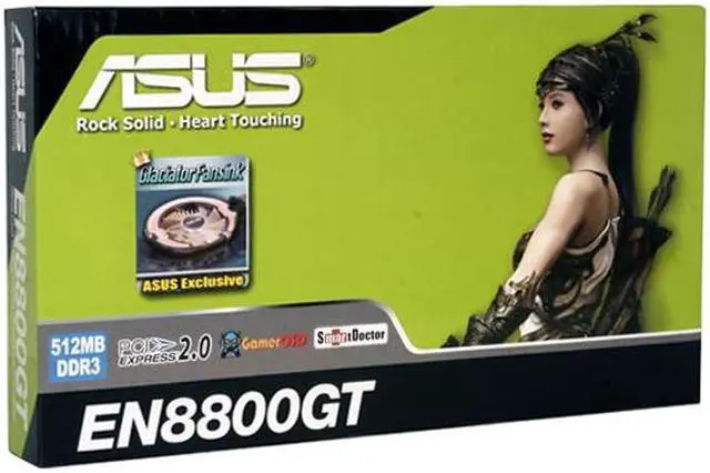 Alt view image 11 of 11 - ASUS GeForce 8800 GT 512MB GDDR3 PCI Express 2.0 x16 SLI Support Graphics Card EN8800GT/G/HTDP/512M