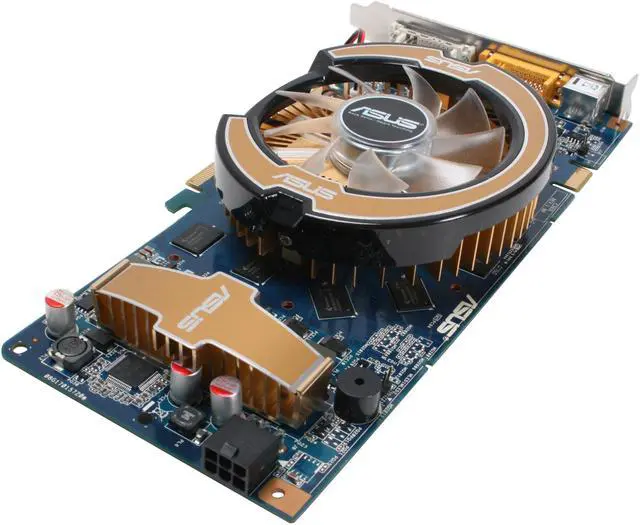 Alt view image 5 of 10 - ASUS GeForce 8800 GT 1GB GDDR3 PCI Express 2.0 x16 SLI Support Graphics Card EN8800GT/HTDP/1G/A
