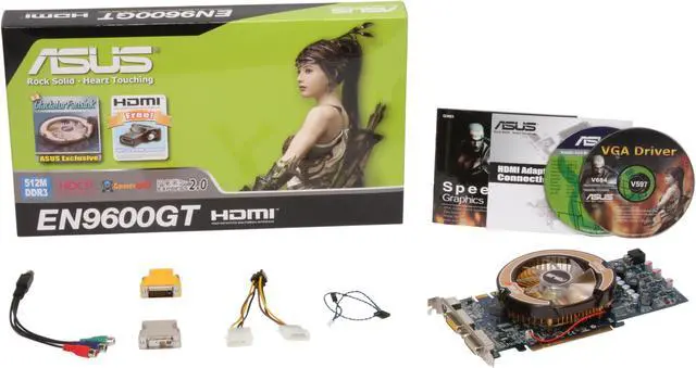 Alt view image 5 of 5 - ASUS GeForce 9600 GT 512MB GDDR3 PCI Express 2.0 x16 SLI Support Graphics Card EN9600GT/HTDI/512M