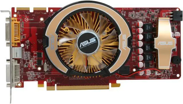 Alt view image 3 of 9 - ASUS Radeon HD 3870 512MB GDDR4 PCI Express 2.0 x16 CrossFireX Support Graphics Card EAH3870 TOP/G/HTDI/512M/A