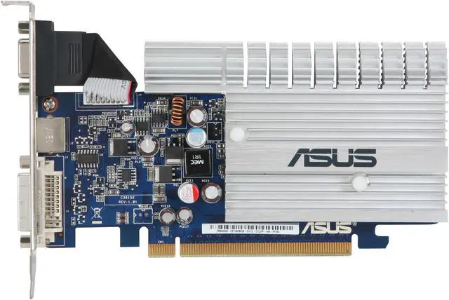 Alt view image 3 of 5 - ASUS GeForce 8400 GS 256MB GDDR2 PCI Express x16 Graphics Card EN8400GS SILENT/HTP/256M