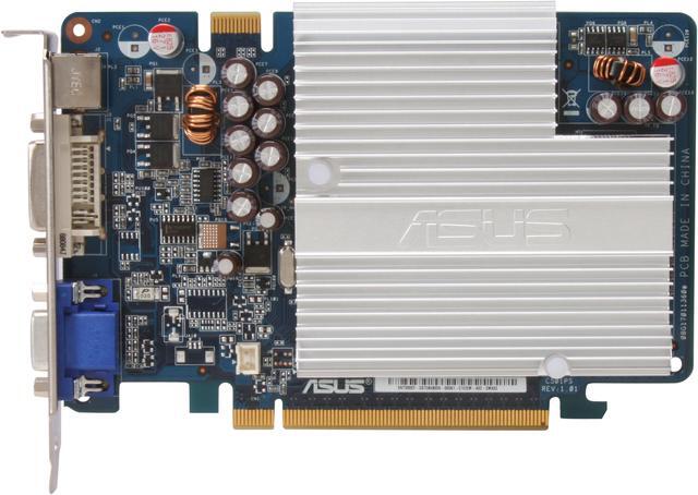 Alt view image 3 of 5 - ASUS GeForce 7300GT 512MB GDDR2 PCI Express x16 SLI Support Graphics Card EN7300GT SILENT/HTD/512M
