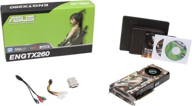 Alt view image 6 of 6 - ASUS GeForce GTX 260 896MB GDDR3 PCI Express 2.0 x16 SLI Support Graphics Card ENGTX260/HTDP/896M