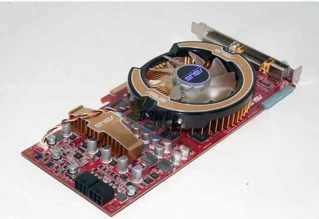 Alt view image 7 of 7 - ASUS Radeon HD 4870 512MB GDDR5 PCI Express 2.0 x16 CrossFireX Support Graphics Card EAH4870/HTDI/512M