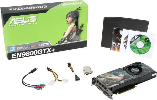 Alt view image 6 of 6 - ASUS GeForce 9800 GTX+ 512MB GDDR3 PCI Express 2.0 x16 SLI Support Graphics Card EN9800GTX+/HTDP/512M