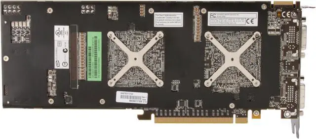 Alt view image 4 of 6 - ASUS Radeon HD 4870 X2 2GB GDDR5 PCI Express 2.0 x16 CrossFireX Support Graphics Card EAH4870X2/HTDI/2G