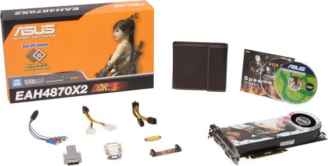Alt view image 6 of 6 - ASUS Radeon HD 4870 X2 2GB GDDR5 PCI Express 2.0 x16 CrossFireX Support Graphics Card EAH4870X2/HTDI/2G