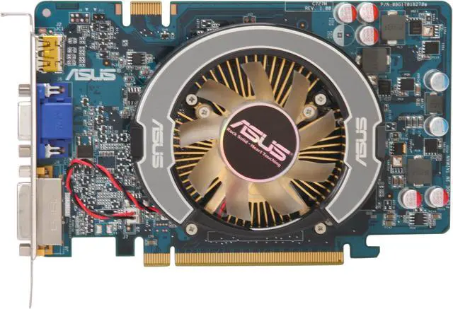 Alt view image 3 of 5 - ASUS GeForce 9500 GT 512MB DDR3 PCI Express 2.0 x16 SLI Support Graphics Card EN9500GT OC/DI/512M