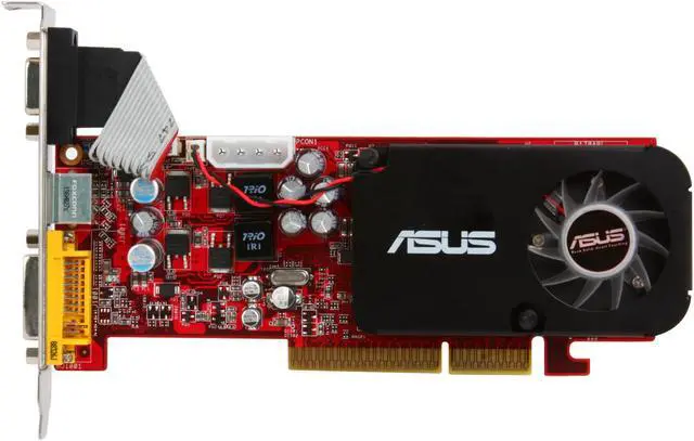 Alt view image 3 of 7 - ASUS Radeon HD 3450 256MB GDDR2 AGP 4X/8X Low Profile Ready Graphics Card AH3450/HTP/256M