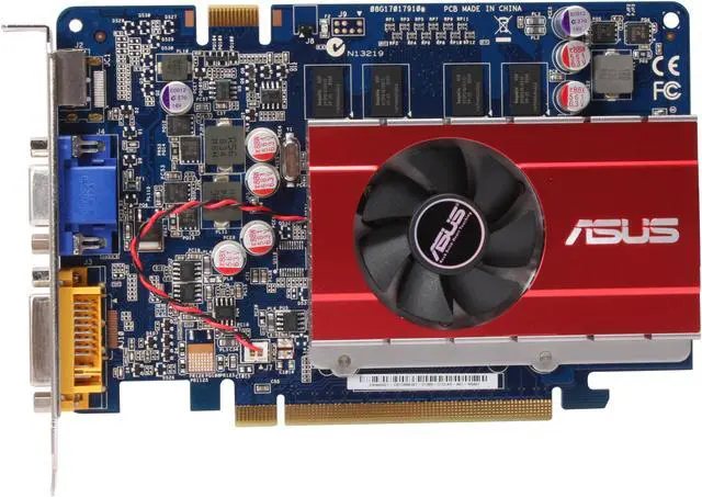 Alt view image 3 of 5 - ASUS GeForce 9400 GT 1GB GDDR2 PCI Express 2.0 x16 Graphics Card EN9400GT/HTP/1G