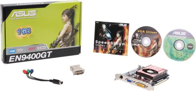 Alt view image 5 of 5 - ASUS GeForce 9400 GT 1GB GDDR2 PCI Express 2.0 x16 Graphics Card EN9400GT/HTP/1G
