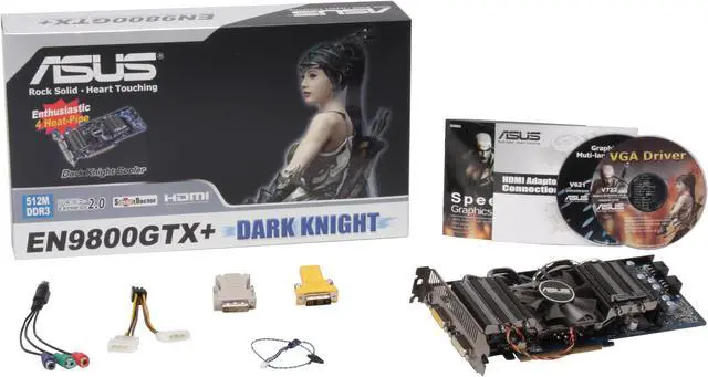 Alt view image 6 of 6 - ASUS GeForce 9800 GTX+ 512MB GDDR3 PCI Express 2.0 x16 SLI Support Graphics Card EN9800GTX+ DK/HTDI/512M