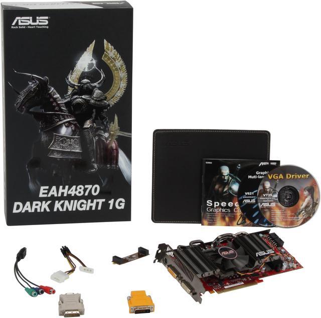 Alt view image 6 of 6 - ASUS EAH4870 DK/HTDI/1GD5 Radeon HD 4870 Dark Knight 1GB 256-bit GDDR5 PCI Express 2.0 x16 HDCP Ready CrossFire Supported Video Card