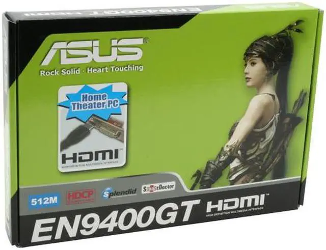 Alt view image 7 of 7 - ASUS GeForce 9400 GT 512MB GDDR2 PCI Express 2.0 x16 Low Profile Ready Graphics Card EN9400GT/DI/512M(LP)