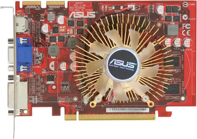 Alt view image 3 of 5 - ASUS Radeon HD 4670 1GB DDR3 PCI Express 2.0 x16 CrossFireX Support Graphics Card EAH4670/DI/1GD3/V2