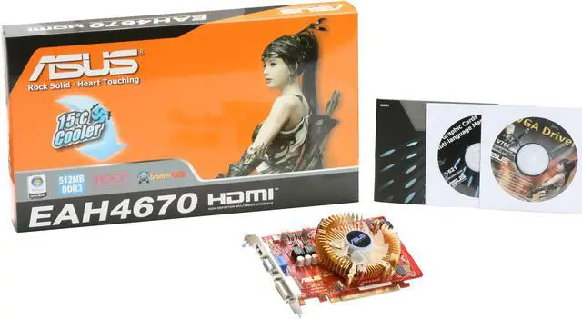 Alt view image 5 of 5 - ASUS Radeon HD 4670 512MB DDR3 PCI Express 2.0 x16 Graphics Card EAH4670/DI/512MD3