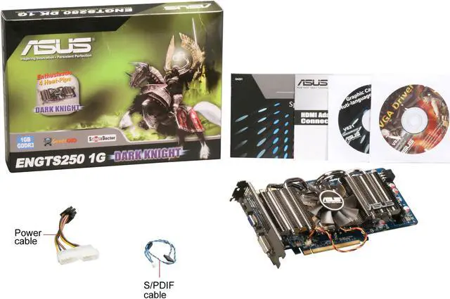 Alt view image 6 of 6 - ASUS GeForce GTS 250 1GB GDDR3 PCI Express 2.0 x16 SLI Support Graphics Card ENGTS250 DK/DI/1G