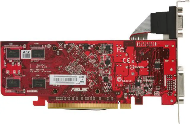Alt view image 4 of 5 - ASUS Radeon HD 4650 1GB DDR2 PCI Express 2.0 x16 CrossFireX Support Low Profile Ready Graphics Card EAH4650/DI/1GD2(LP)
