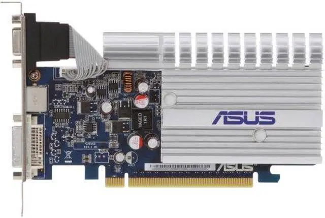 Alt view image 3 of 5 - ASUS GeForce 8400 GS 512MB DDR2 PCI Express 2.0 x16 Graphics Card EN8400GS SILENT/HTP/512M/V2