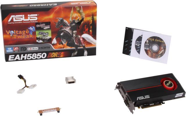 Alt view image 6 of 6 - ASUS EAH5850/G/2DIS/1GD5 Radeon HD 5850 1GB 256-bit GDDR5 PCI Express 2.0 x16 HDCP Ready CrossFire Supported Video Card w/ATI Eyefinity