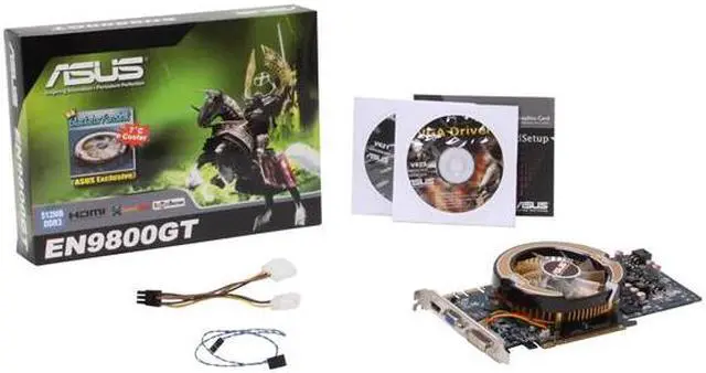 Alt view image 6 of 6 - ASUS GeForce 9800 GT 512MB DDR3 PCI Express 2.0 x16 SLI Support Graphics Card EN9800GT/DI/512MD3