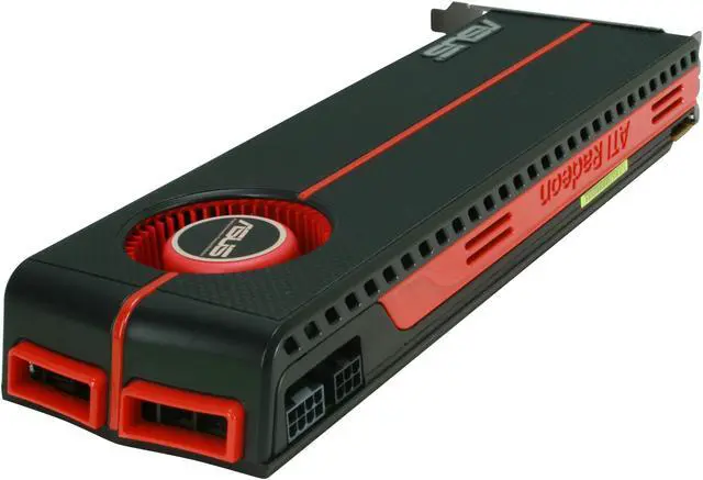 Alt view image 8 of 10 - ASUS Radeon HD 5970 2GB GDDR5 PCI Express 2.1 x16 CrossFireX Support Graphics Card EAH5970/2DIS/2GD5
