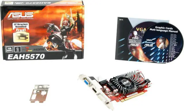 Alt view image 5 of 5 - ASUS Radeon HD 5570 1GB DDR3 PCI Express 2.1 x16 Low Profile Ready Graphics Card EAH5570/DI/1GD3(LP)