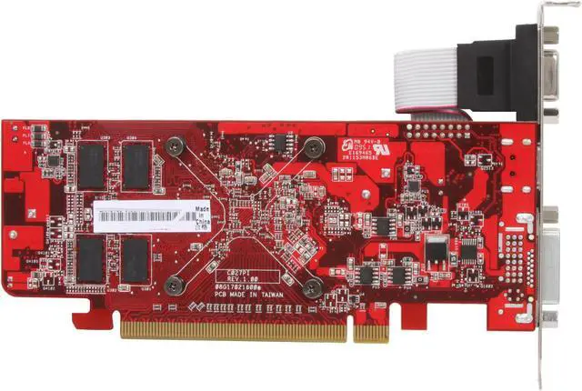 Alt view image 4 of 5 - ASUS Radeon HD 5450 1GB DDR3 PCI Express 2.1 x16 Low Profile Ready Graphics Card EAH5450 SILENT/DI/1GD3(LP)