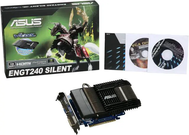 Alt view image 5 of 5 - ASUS GeForce GT 240 1GB DDR3 PCI Express 2.0 x16 Graphics Card ENGT240 Silent/DI/1GD3