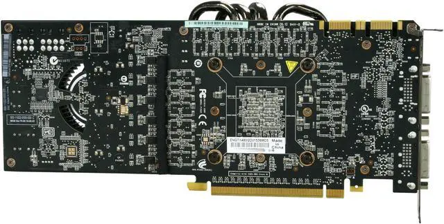 Alt view image 4 of 6 - ASUS GeForce GTX 480 (Fermi) 1536MB GDDR5 PCI Express 2.0 x16 SLI Support Graphics Card ENGTX480/2DI/1536MD5